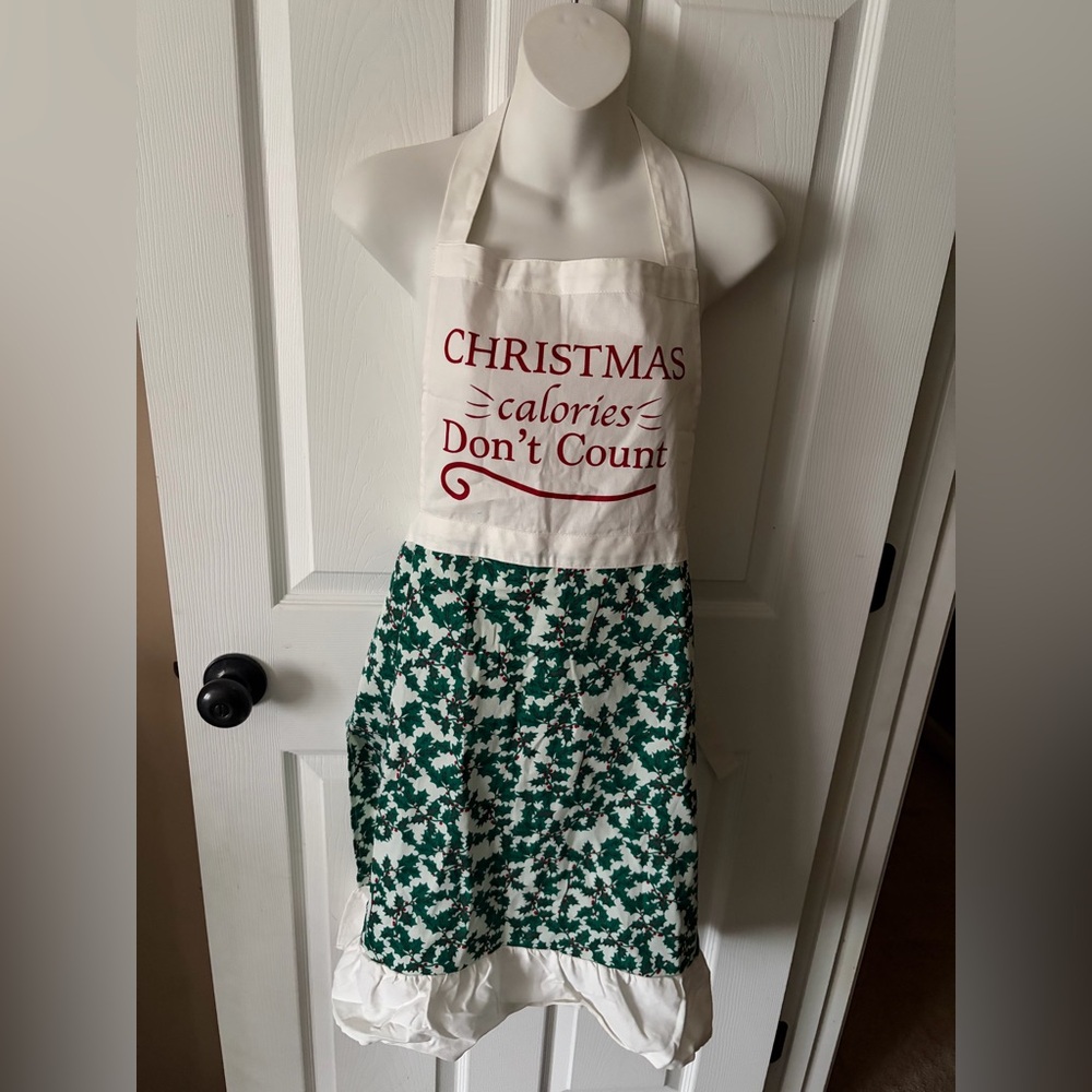 Christmas Calories Don’t Count Apron By Merry Moments